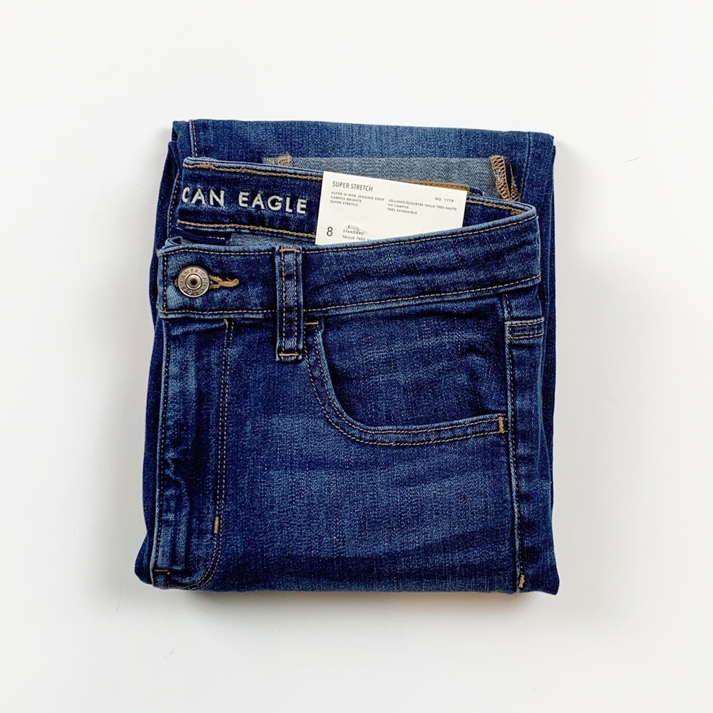 American Eagle Super High Rise Jegging Jeans Sz 8
